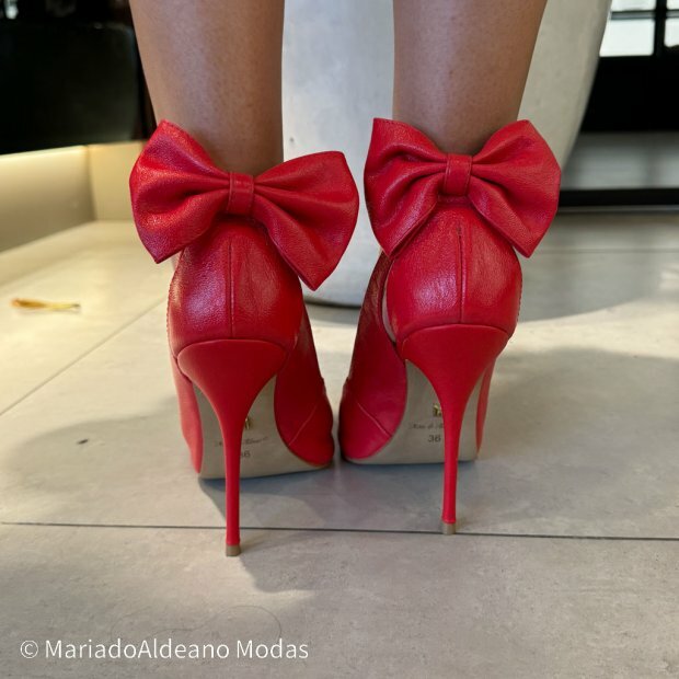 Scarpin Stiletto Antonella Vermelho Tomato Couro