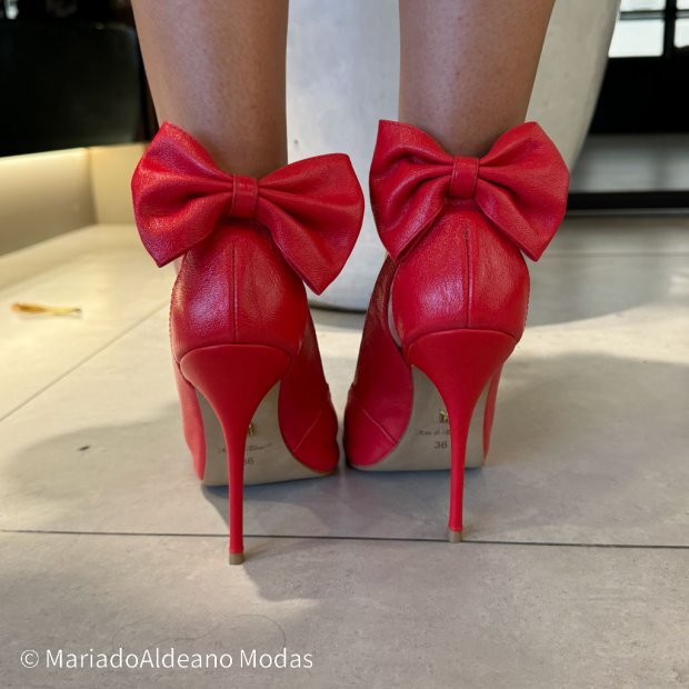 Scarpin Stiletto Antonella Vermelho Tomato Couro Scarpin Stiletto Antonella Vermelho Tomato Couro