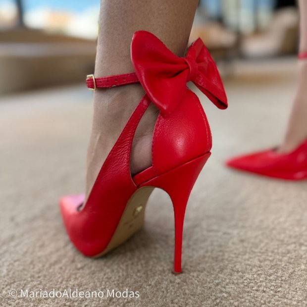 Scarpin Stiletto Antonella Vermelho Tomato Couro Scarpin Stiletto Antonella Vermelho Tomato Couro