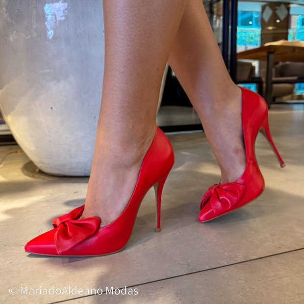Scarpin Stiletto Beatrice Vermelho Tomato